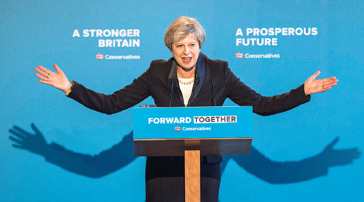 Theresa May suggests another species of bird at the Conservative Party - photo 17