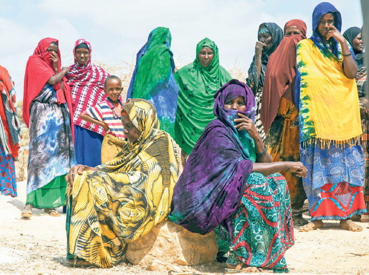 Jack Hill photographed this group of internal refugees in the Siixawle camp - photo 19