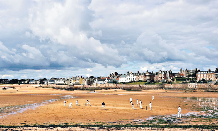 The Ship Inn cricket team has to time its matches at Elie Beach Fife to avoid - photo 20