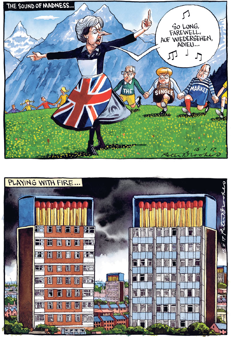 The Times political cartoonist Peter Brookes was appointed CBE but that did not - photo 7