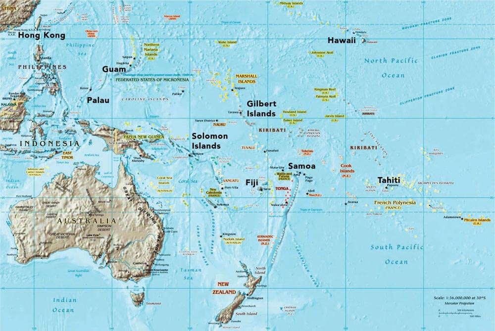 Fig 02 Tyrees travels in the South Pacific islands visited are in bold - photo 8