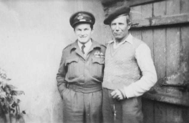 Denis Crowley-Milling with Nobert Fillerin shortly after the war ended - photo 5