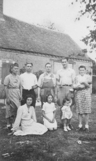 Ernest Harrop centre with helpers E Harrop Sergeant Albert De Bruin - photo 29