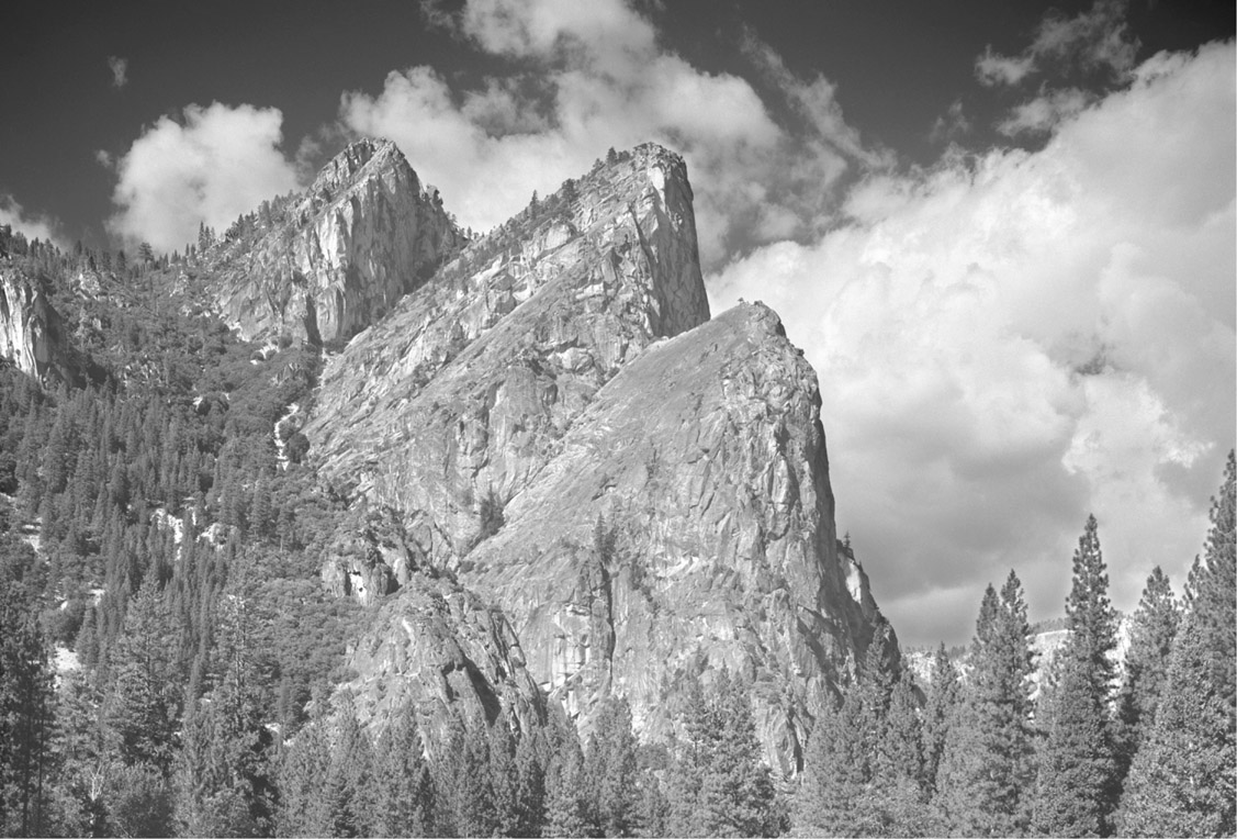 These two photographs show the Three Brothers on the north side of the valley - photo 15