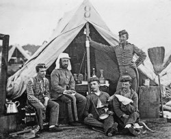 Union soldiers of the Seventh New York state militia at Camp Cameron 1861 - photo 3