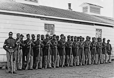 Company E Fourth United States Colored Infantry at Fort Lincoln Courtesy of - photo 5