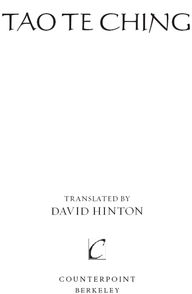 Translation introduction and annotation copyright 2015 by David Hinton All - photo 2