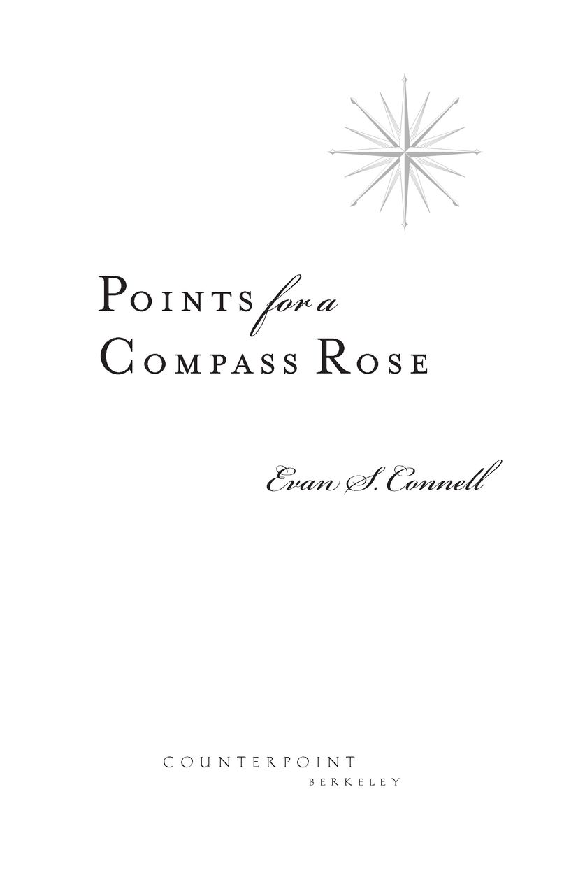 Table of Contents to Gale Garnett POINTS for a COMPASS ROSE LET ME - photo 2