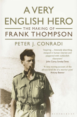 Conradi - A Very English Hero: the Making of Frank Thompson