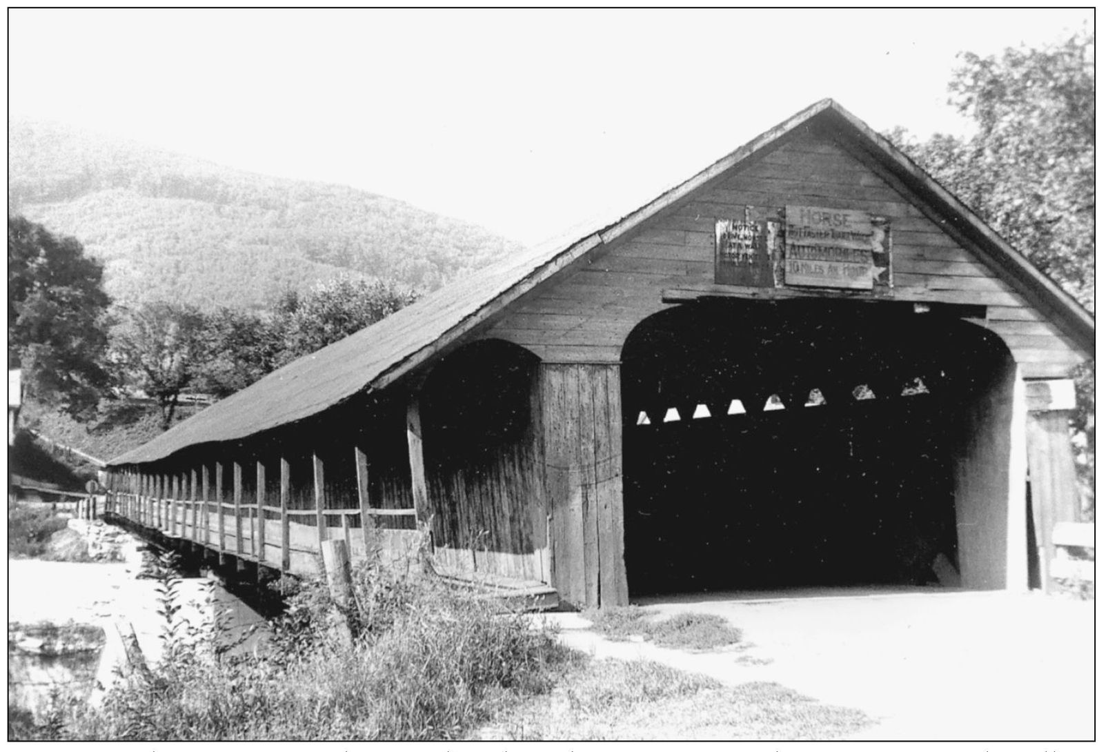 Here is another view of North Pownal Bridge The river name is the Hoosic - photo 4