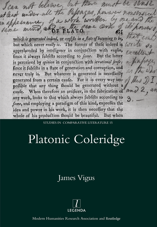 Platonic Coleridge LEGENDA LEGENDA founded in 1995 by the European Humanities - photo 1