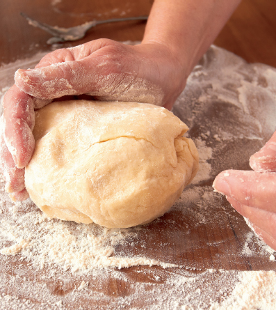 what kneaded pie dough looks like rolling out the dough To roll out the - photo 12