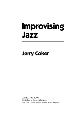 Coker - Improvising Jazz