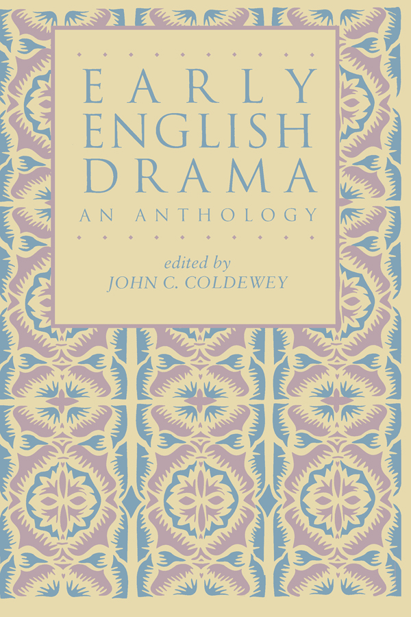 Early English drama an anthology - image 1