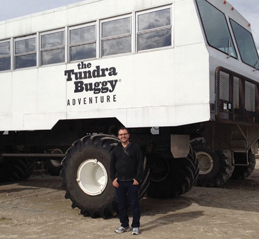 This Tundra Buggy stands well above the 11 feet a polar bear can reach on its - photo 4