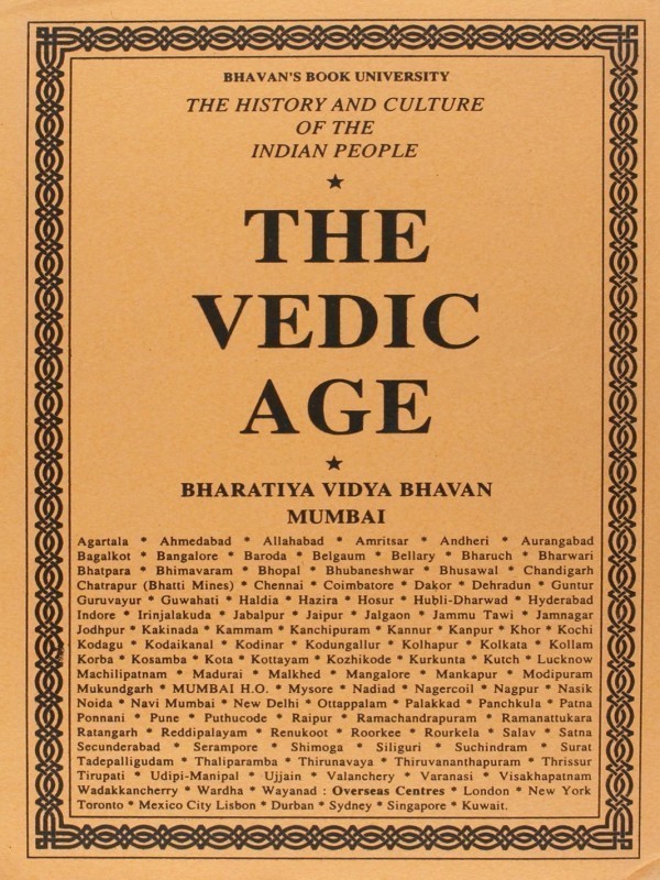 History and Culture of the Indian People Volume 01 The Vedic Age Pages - photo 1