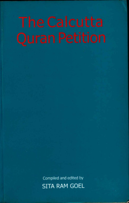 Sita Ram Goel The Calcutta Quran Petition