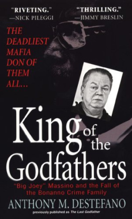 DeStefano King of the Godfathers: Big Joey Massino and the Fall of the Bonanno Crime Family