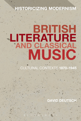 Deutsch British Literature and Classical Music