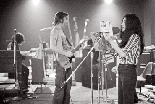 John Lennon and Yoko Ono during the recording of Sometime in New York City at - photo 17