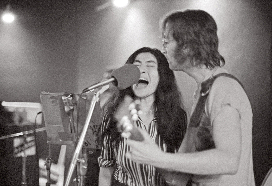 John Lennon and Yoko Ono during the recording of Sometime in New York City at - photo 18