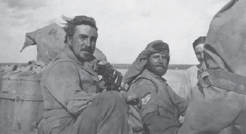 Geoff Caton seen here on the left during an SAS operation in the desert in - photo 4