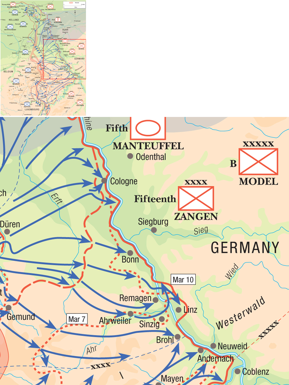 INTRODUCTION I n March 1945 the Rhine River was the last major geographic - photo 5