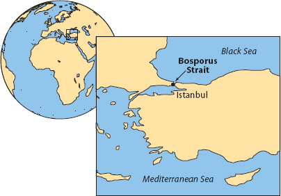 Figure 12 The Bosporus Strait in what is now Turkey separates the Black Sea - photo 2