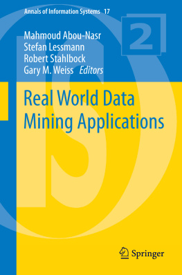 Abou-Nasr Mahmoud - Real World Data Mining Applications