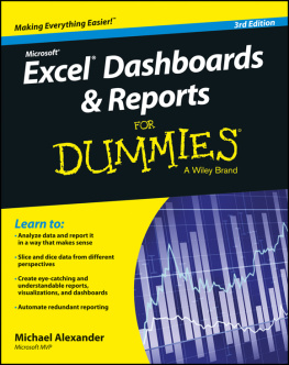 Alexander - Excel Dashboards and Reports for Dummies