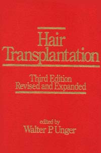 title Hair Transplantation author Unger Walter P publisher - photo 1