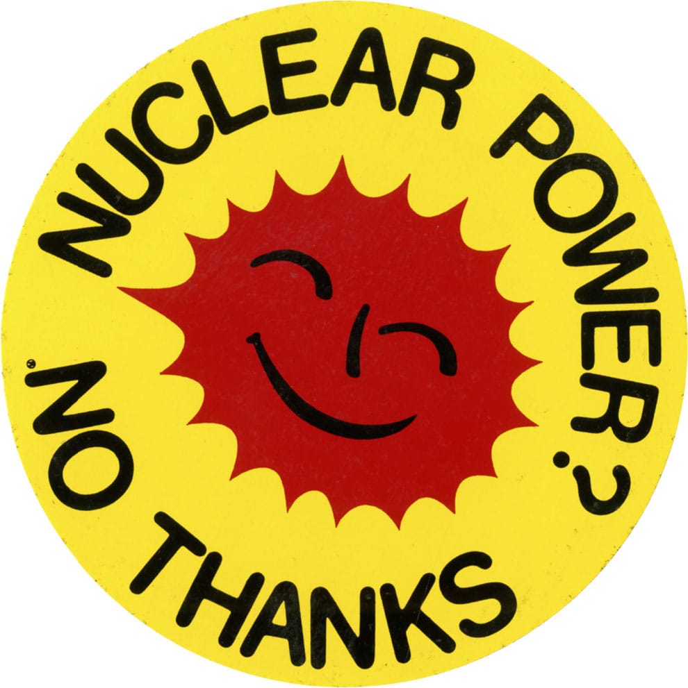 Anti-Nuclear Power sticker 1980 Logo by Anne Lind and Sren Lisberg Flyer - photo 4