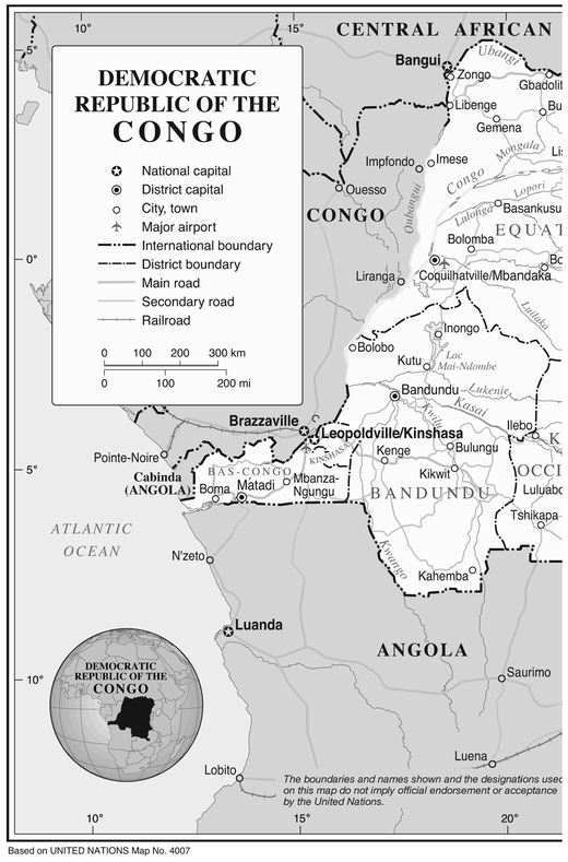 PROLOGUE CONGOLESE ROULETTE I FIRST HEARD OF MY APPOINTMENT as Chief of - photo 3