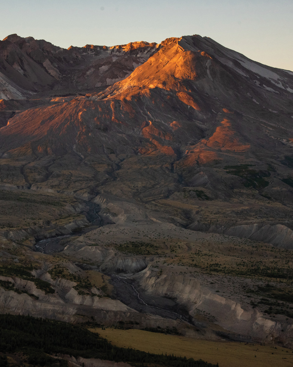 A warped moon-like landscape surrounds Mount St Helens CONTENTS A mossy - photo 4