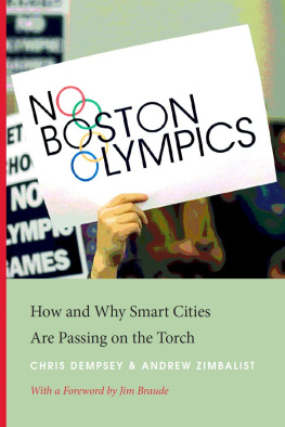 DEMPSEY NO BOSTON OLYMPICS: how and why smart cities are passing on the torch