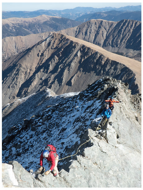 Mountaineers want to climb mountains rock climbers want to climb rocks - photo 3