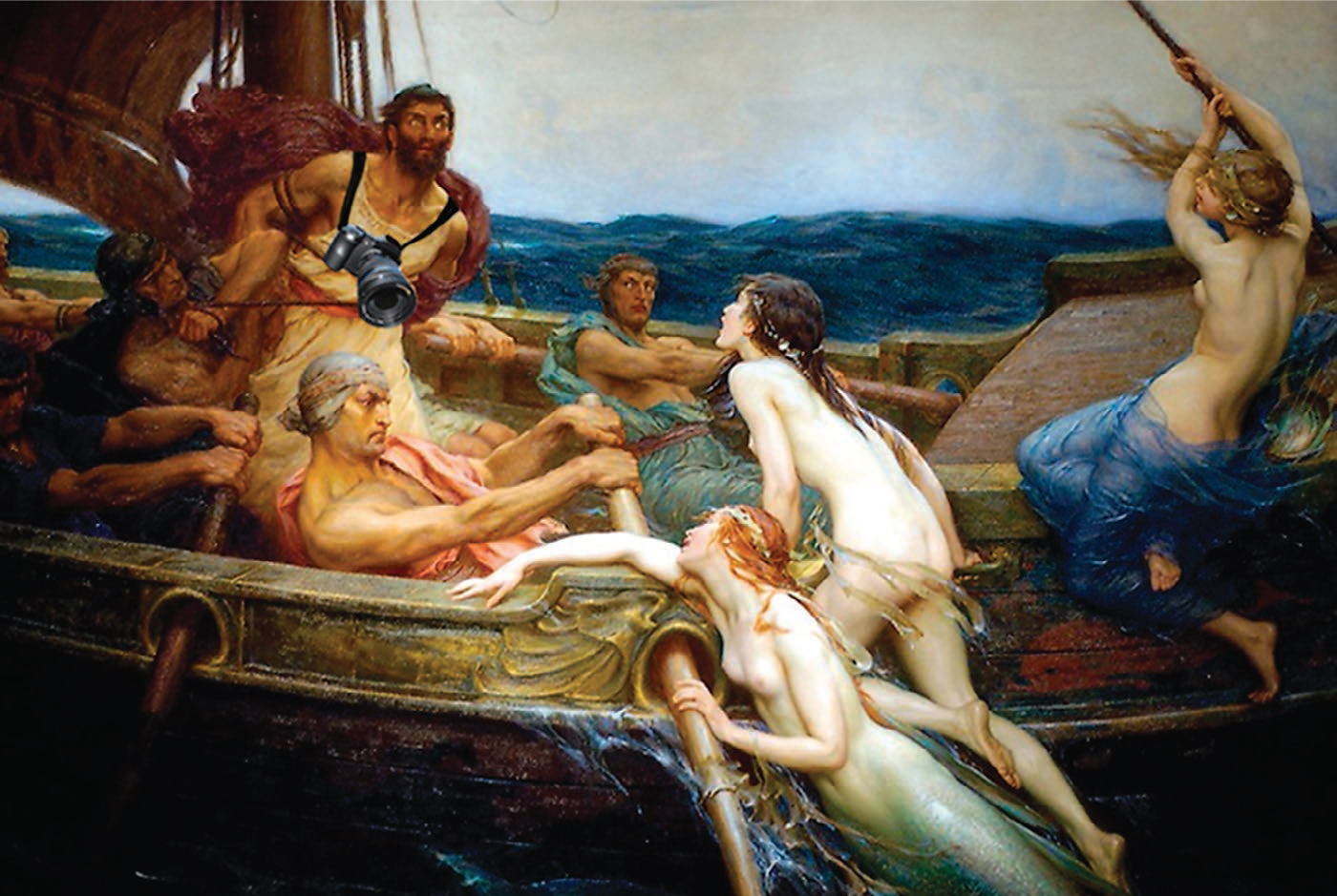 Parody of Odysseus and the Sirens by Herbert James Draper c 1909 Let - photo 7