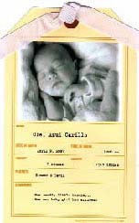 Clever birth announcements make great add-on portrait products that will - photo 2