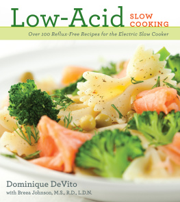 Dominique DeVito - Low acid diet cookbook