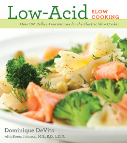 Dominique DeVito Low acid diet cookbook