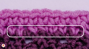 Contrasting color base round A The single crochet base round in this - photo 4