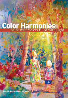 Edin - Color harmonies: paint watercolors filled with light