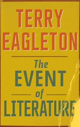 Eagleton - The Event of Literature