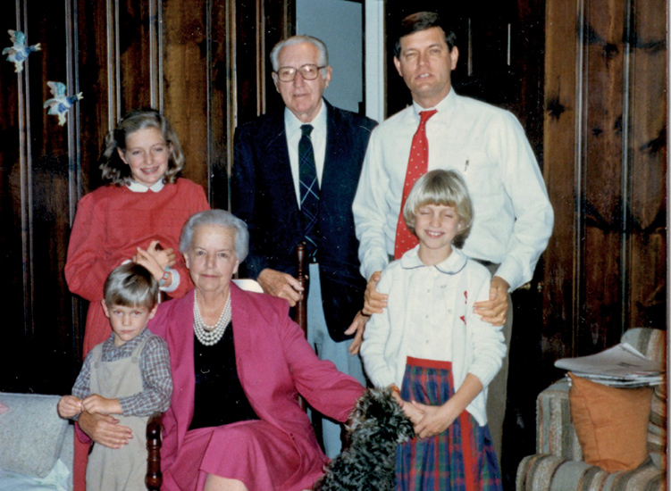 My family with my dads wonderful parents Tinka and Lewie Earhardt and their - photo 12