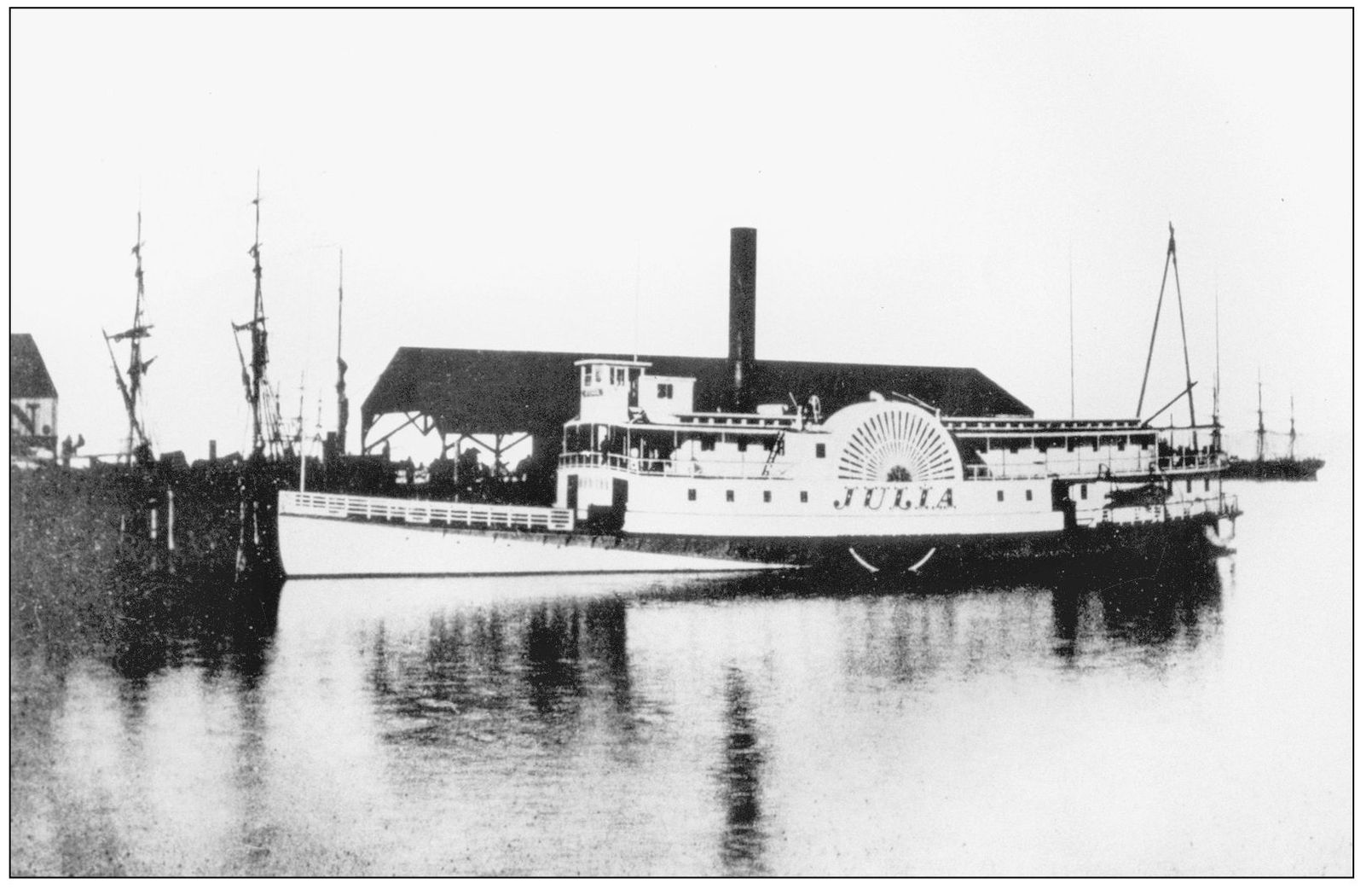 The 170-foot side-wheeler Julia built in 1870 was perhaps the first to use - photo 5