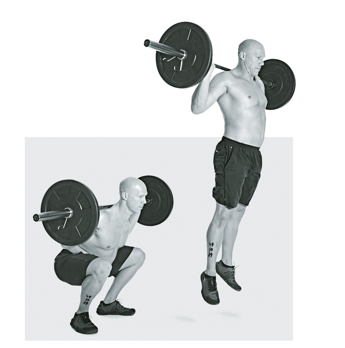 Barbell Overhead Press Grab the barbell overhand with your hands just beyond - photo 13