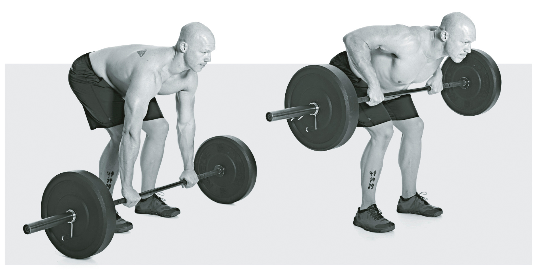 Barbell Clean Place a loaded bar on the ground Push your hips back bend your - photo 7
