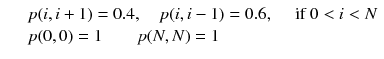 When N 5 the matrix is or the chain be represented pictorially as Example - photo 5