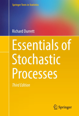 Durrett - Essentials of Stochastic Processes