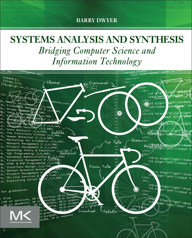 Systems Analysis and Synthesis Bridging Computer Science and Information - photo 1